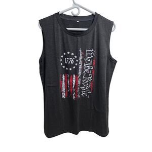 Z55   T-Shirt We The People Patriot Sleeveless Shirt 
XXL NWOT